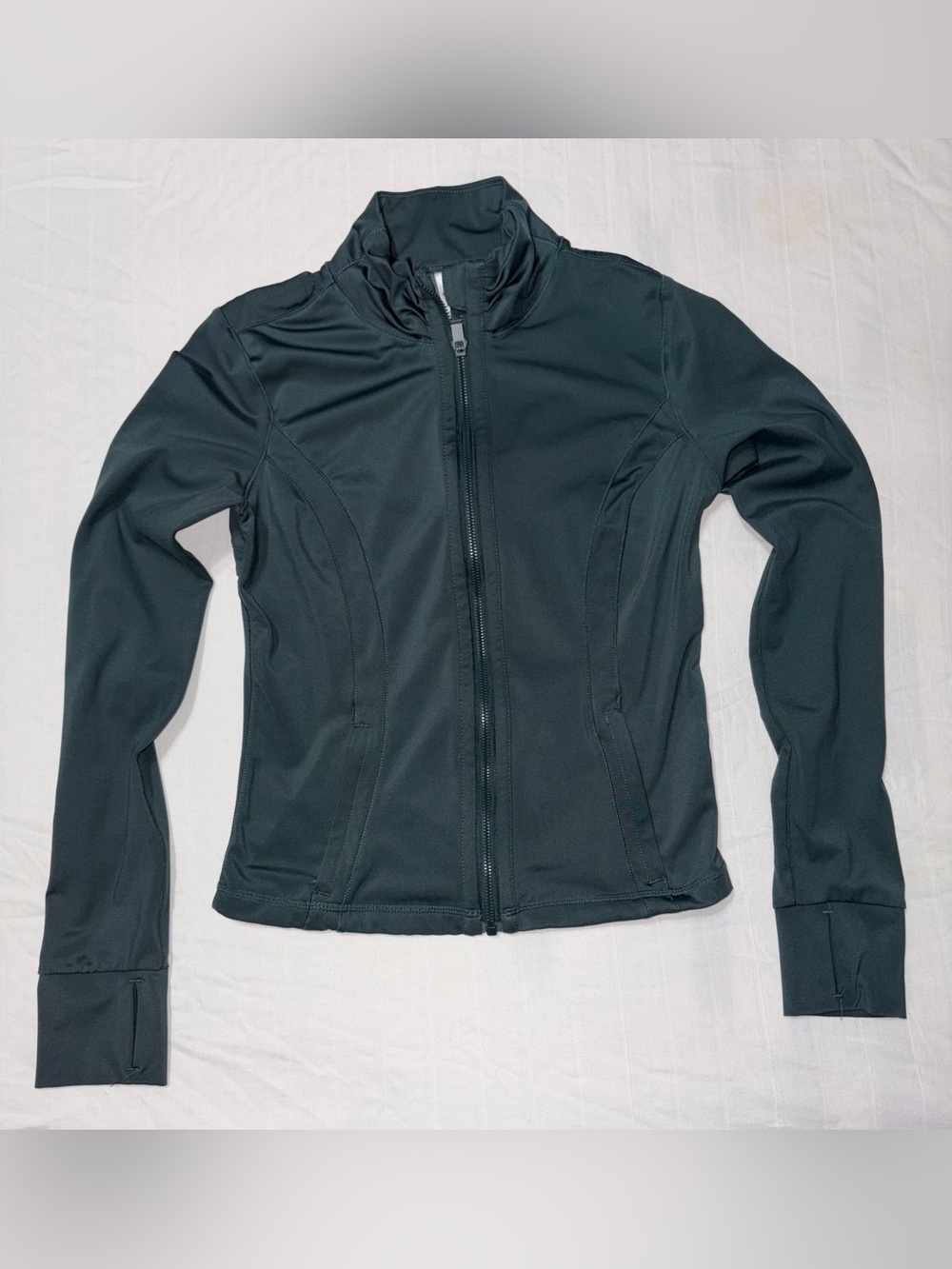 90 Degrees by Reflex workout jacket teal small
